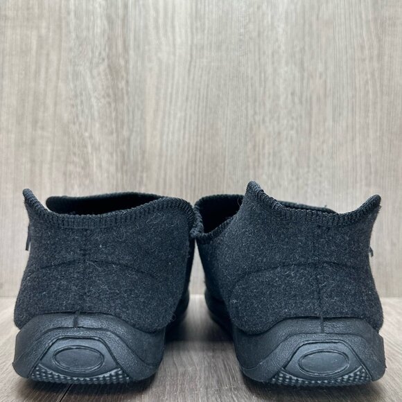 Lesvago Shoes Mens Size 10 Diabetic Slipper Adjustable Slip On Comfort Black - Picture 4 of 12